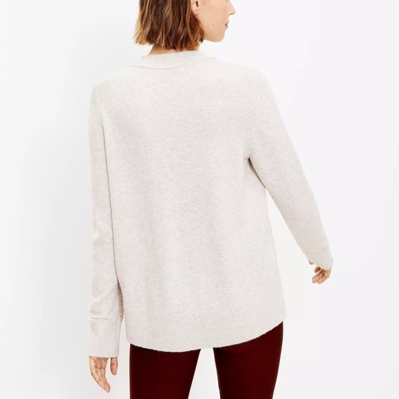 Lou & Grey LOFT Super Soft Coffee Sweater NWT Size XS - Picture 2 of 6